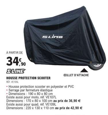 HOUSSE PROTECTION SCOOTER