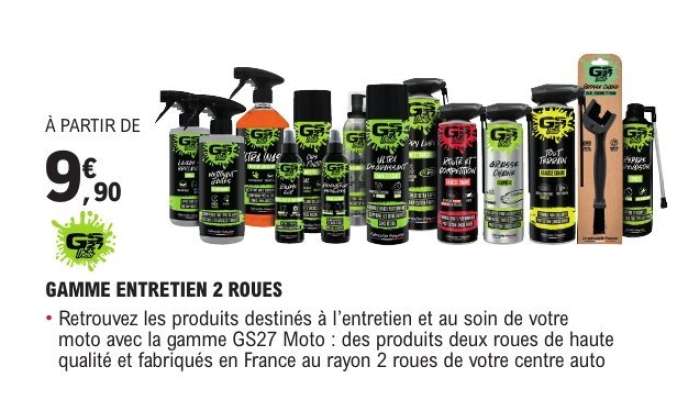 GAMME ENTRETIEN 2 ROUES