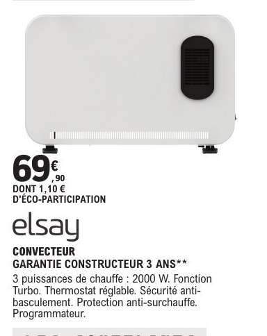 Elsay Convecteur