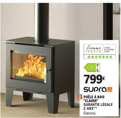 POÊLE À BOIS "CLAUDE"