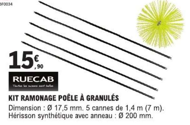 KIT RAMONAGE POÊLE À GRANULÉS