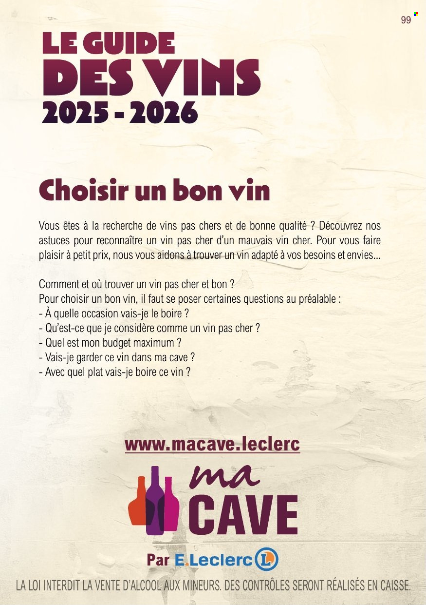 Catalogue E.Leclerc. Page 99