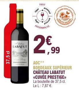 CHÂTEAU LABATUT CUVÉE PRESTIGE