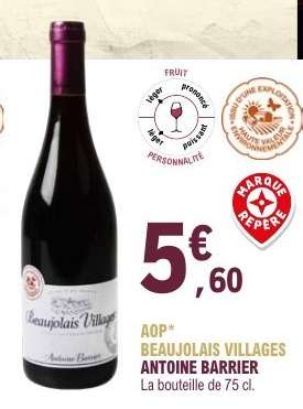 AOP Beaujolais Villages Antoine Barrier