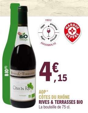 CÔTES DU RHÔNE RIVES & TERRASSES BIO