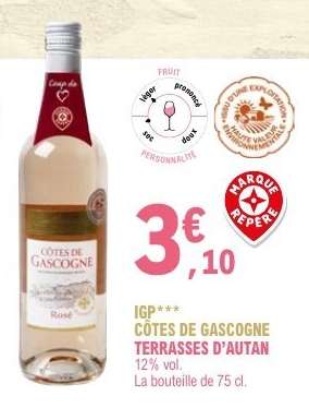 CÔTES DE GASCOGNE TERRASSES D’AUTAN