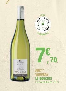 AOC VOUVRAY LE BOUCHET