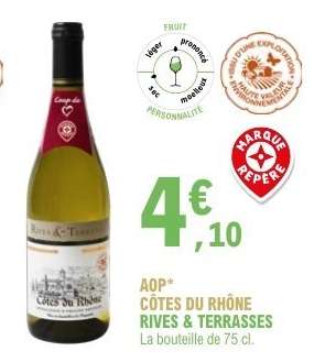 AOP* CÔTES DU RHÔNE RIVES & TERRASSES