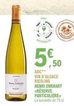 Henri Ehrhart «Réserve Particulière»