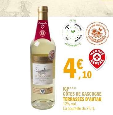 CÔTES DE GASCOGNE TERRASSES D’AUTAN