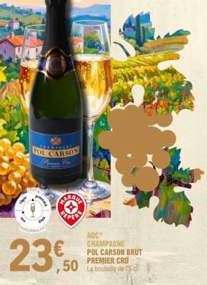 AOC CHAMPAGNE POL CARSON BRUT PREMIER CRU