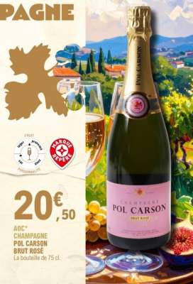 Champagne Pol Carson Brut Rosé