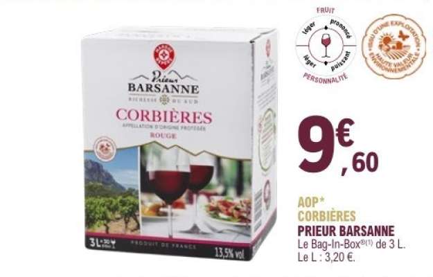 AOP CORBIÈRES PRIEUR BARSANNE