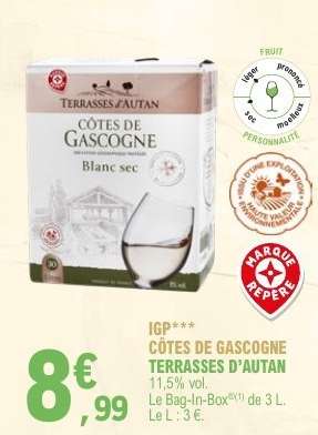 CÔTES DE GASCOGNE TERRASSES D’AUTAN