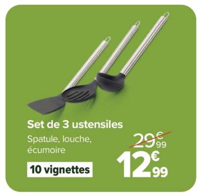 Set de 3 ustensiles
