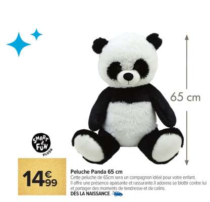 Peluche Panda 65 cm