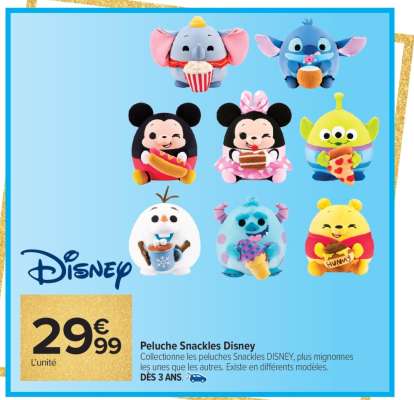 Peluche Snackles Disney