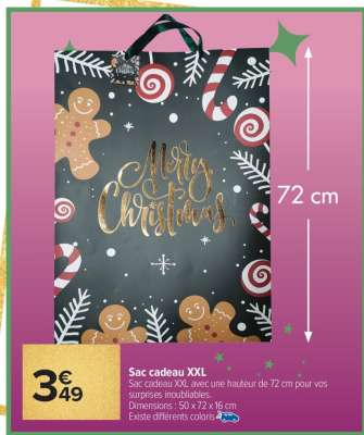 Sac cadeau XXL