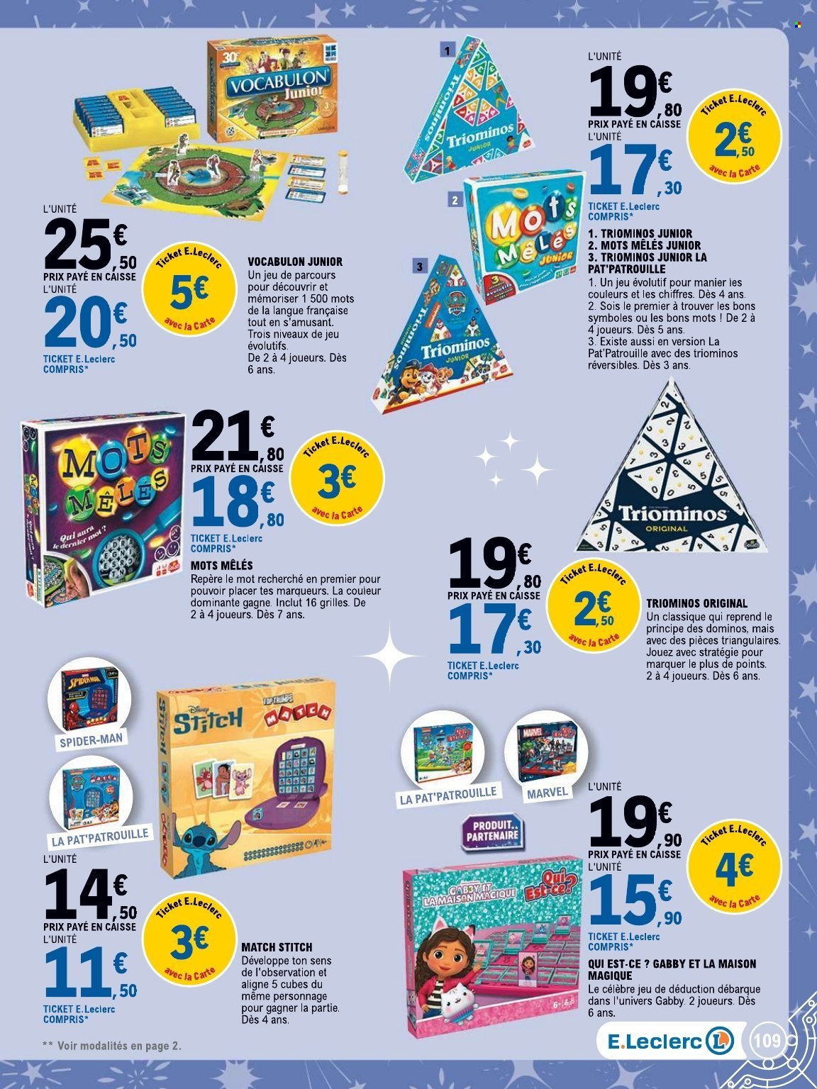 Catalogue E.Leclerc - 14/10/2025 - 06/12/2025. Page 109