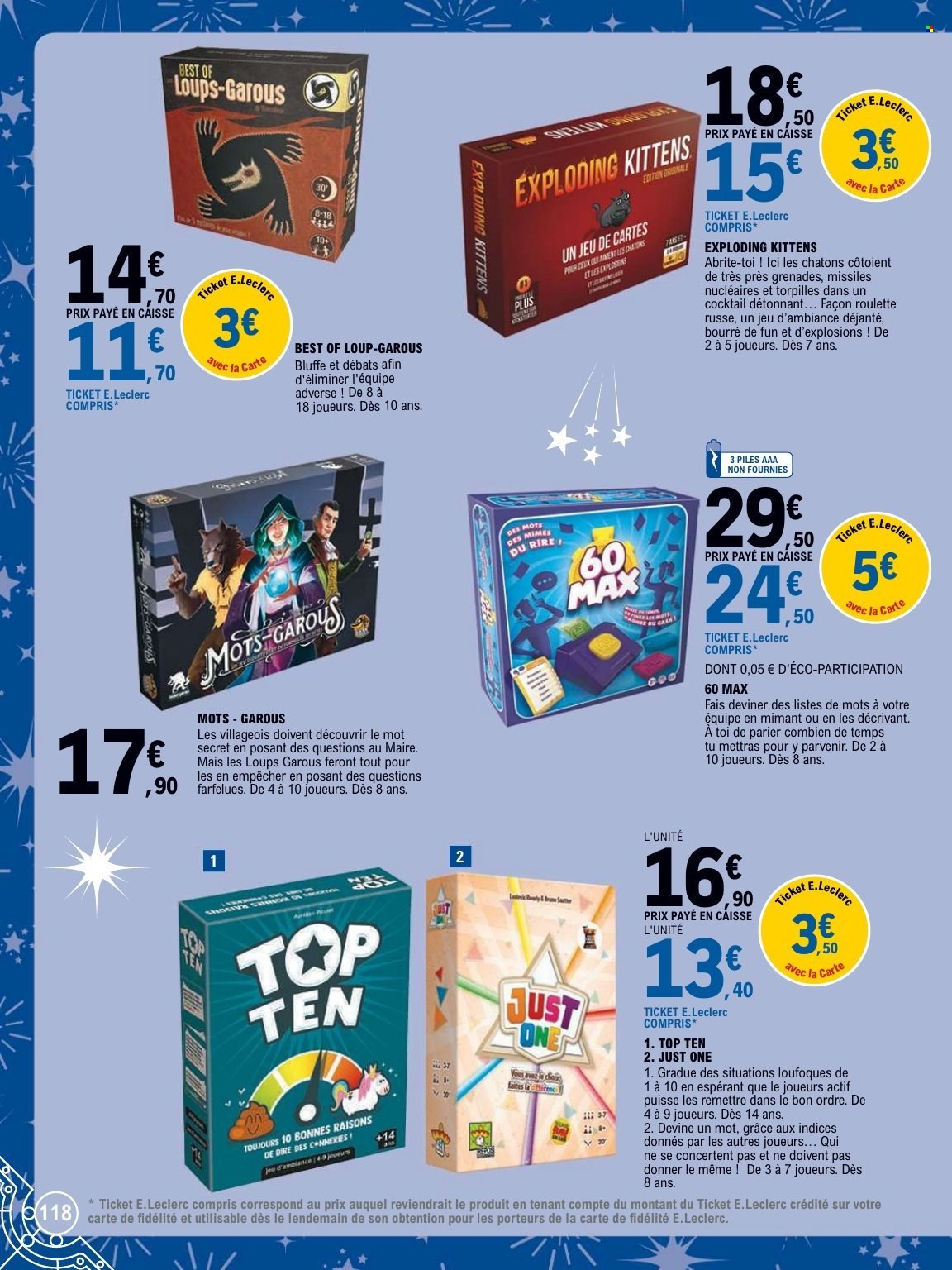 Catalogue E.Leclerc - 14/10/2025 - 06/12/2025. Page 118