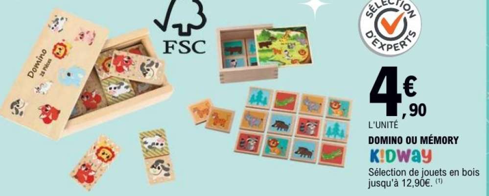 DOMINO OU MÉMORY KIDWAY