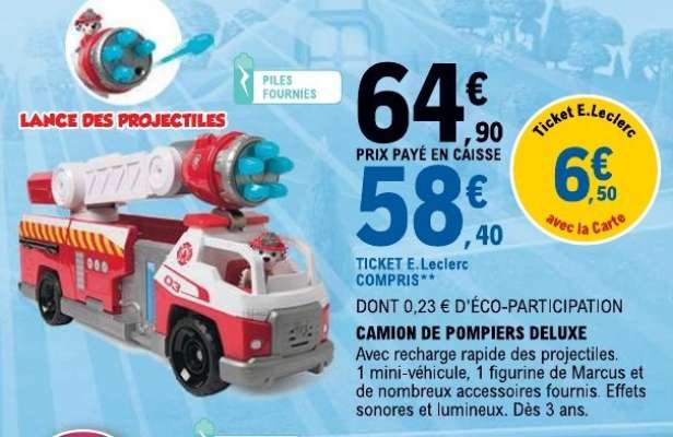 Camion de Pompiers Deluxe