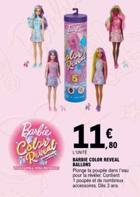 BARBIE COLOR REVEAL BALLONS