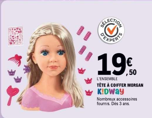 TÊTE À COIFFER MORGAN KIDWAY