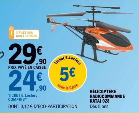 HÉLICOPTÈRE RADIOCOMMANDÉ KATAI 028
