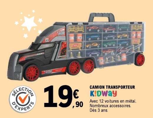 CAMION TRANSPORTEUR KIDWAY