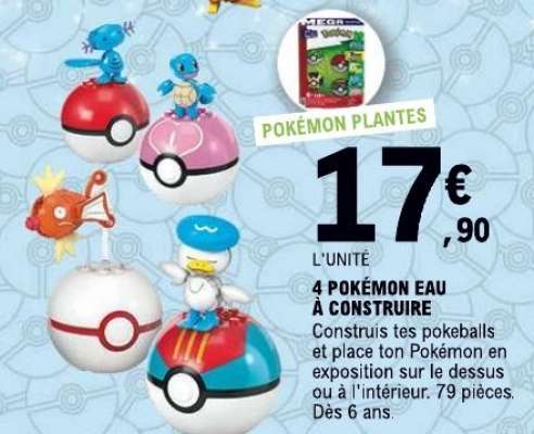 4 POKÉMON EAU À CONSTRUIRE