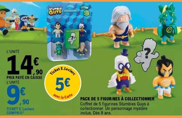 PACK DE 5 FIGURINES À COLLECTIONNER