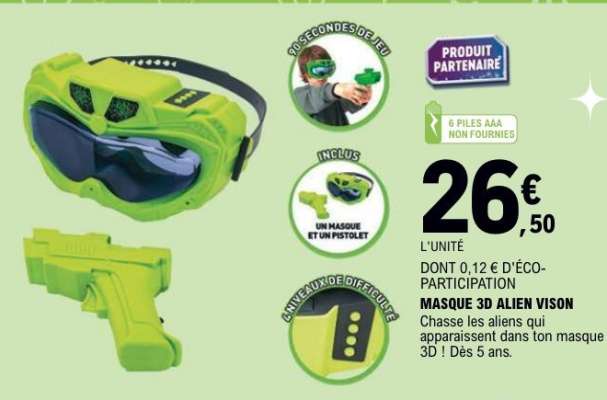 MASQUE 3D ALIEN VISION