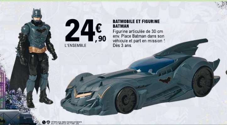 Batmobile Et Figurine Batman