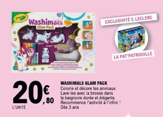 WASHIMALS GLAM PACK