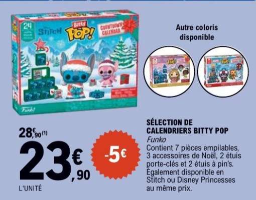 SÉLECTION DE CALENDRIERS BITTY POP