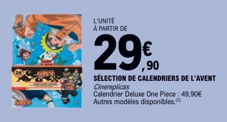 Sélection de Calendriers de l'Avent