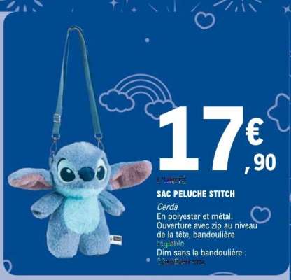 SAC PELUCHE STITCH