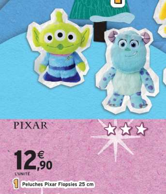 Peluches Pixar Flopsies 25 cm
