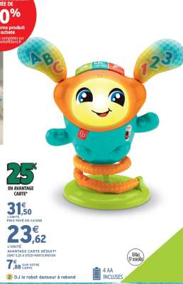 DJ le robot danseur à rebond