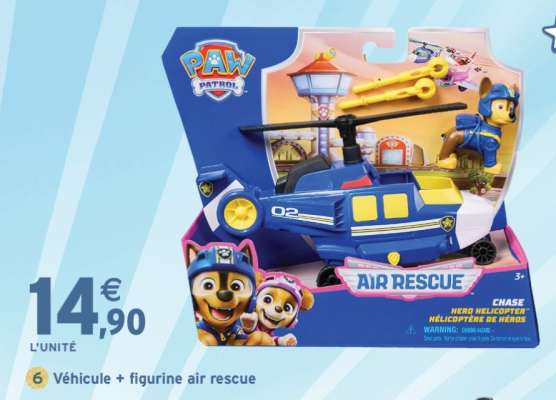 Véhicule + figurine air rescue