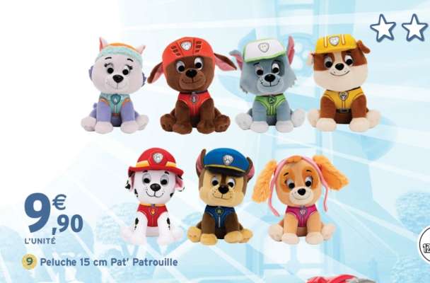 Peluche 15 cm Pat' Patrouille