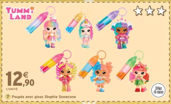 Poupée avec gloss Stephie Snowcone