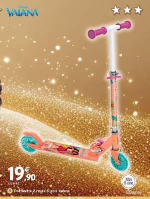 Trottinette 2 roues pliable Vaiana