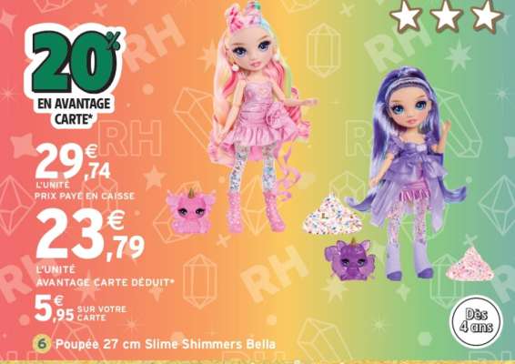 Poupée 27 cm Slime Shimmers Bella