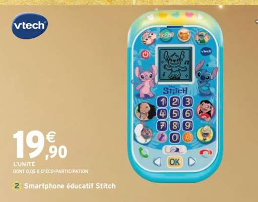 Smartphone éducatif Stitch