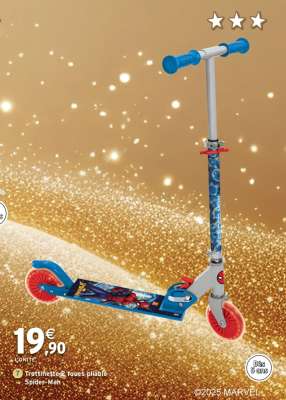 Trottinette à roues pliable Spider-Man