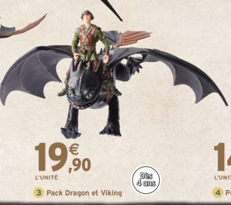 PACK DRAGON ET VIKING