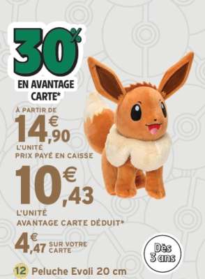 Peluche Evoli 20 cm
