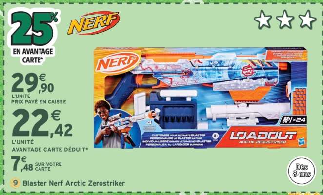 Blaster Nerf Arctic Zerostriker